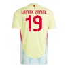 Camiseta de fútbol España Lamine Yamal 19 Segunda Equipación Euro 2024 - Hombre